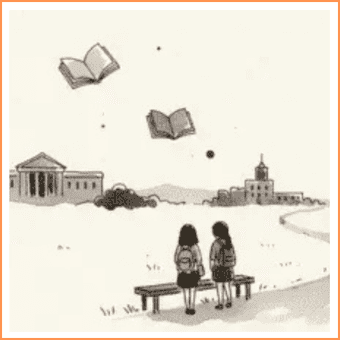 大学の風景・横画。編集途中下車