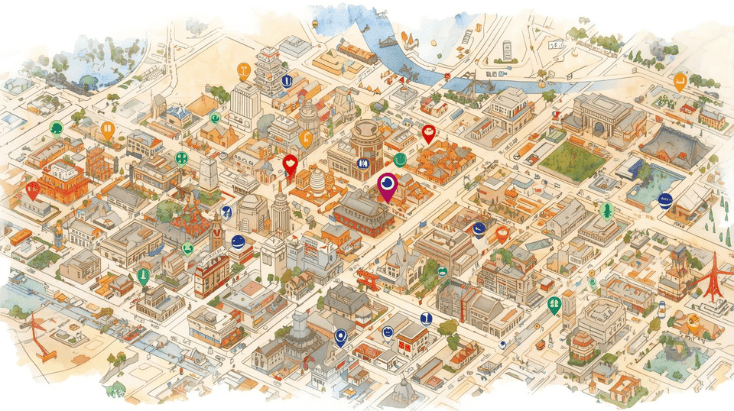 Google Mapで確認- 街の名前で選ぶ東京の大学