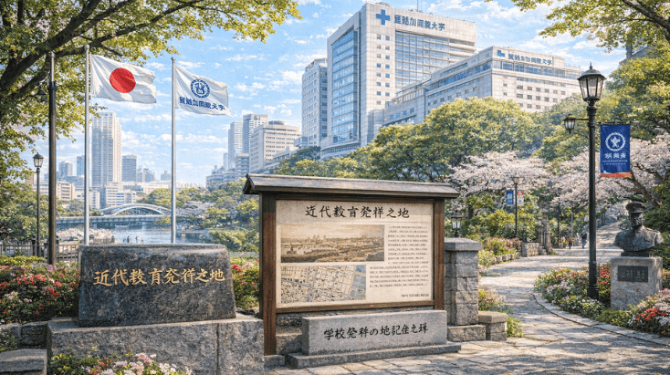 明石町・築地（大学発祥の地）